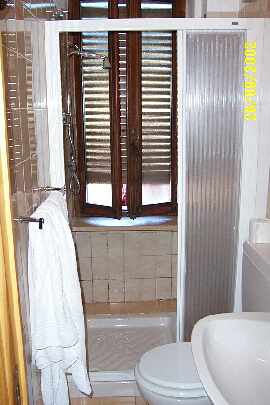 italienische Dusche in Busca