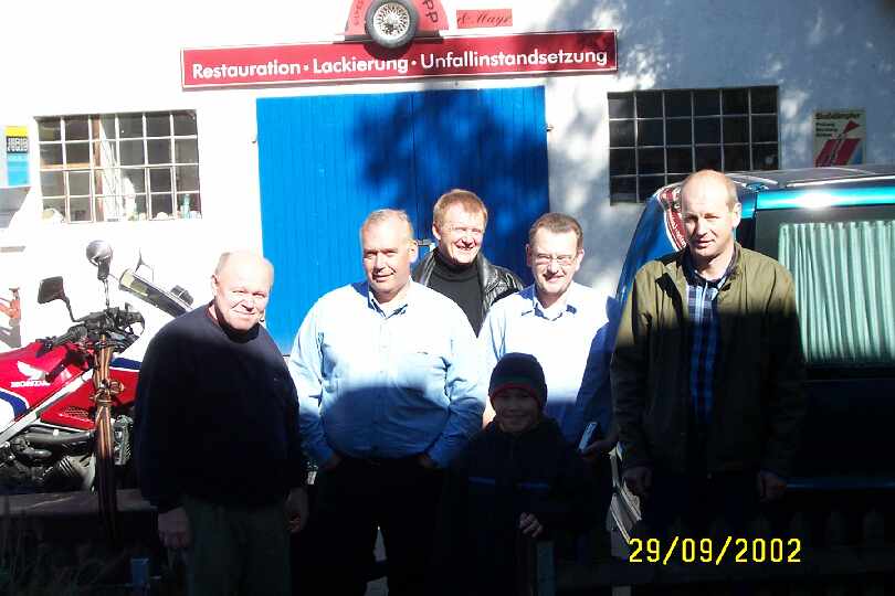 Abschiedsfoto vorm Schropp