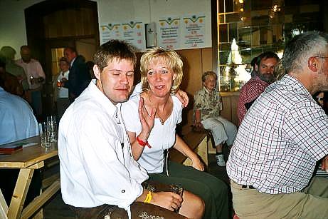 Fr�hschoppen am Montag in der Halle