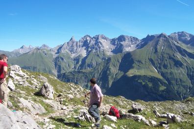 Pause am Krumbacher H�henweg