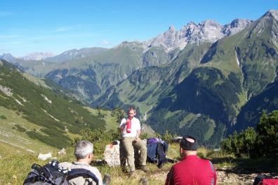 Pause am Krumbacher H�henweg