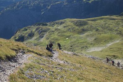 Aufstieg zum Gei�horn (2.366 m)