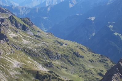 Blick vom Gei�horn zur Mindelheimer H�tte