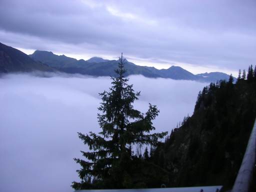 Der Ausblick am fr�hen Morgen