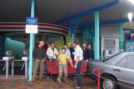 Abschied nach einer sch�nen aber nassen Wandertour