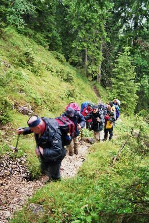 Aufstieg zum Sabach-Joch