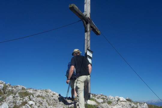 Pause auf der Pyramidenspitze, 1997 m
