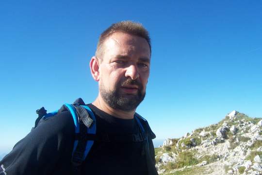 die Zeit dr�ngt, der Wanderf�hrer bl�st zum Aufbruch