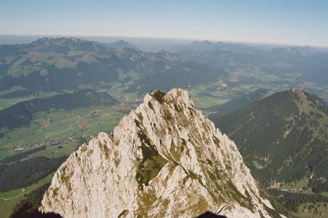 Blick von der Pyramidenspitze nach Norden