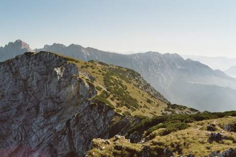 im Hindergrund: der Wilde Kaiser