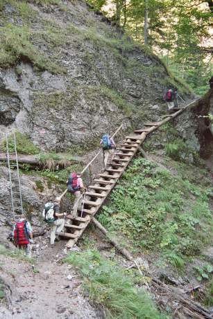 der Bettlersteig, Treppen, Treppen, Treppen